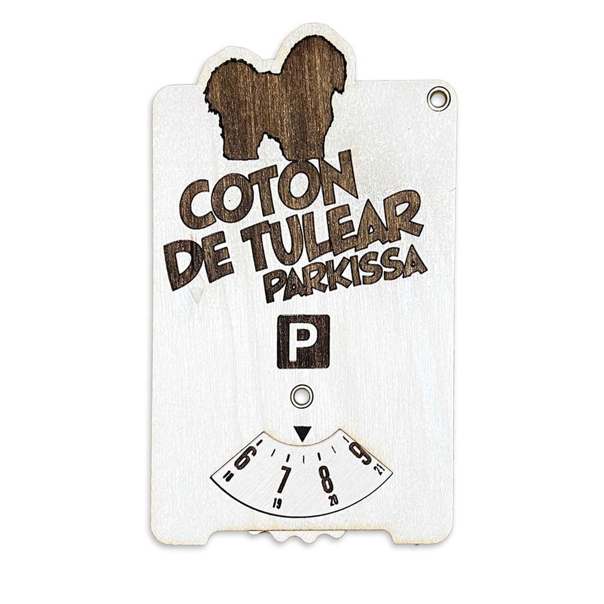 Coton de tulear parkkikiekko